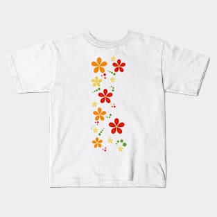 Floral background Kids T-Shirt